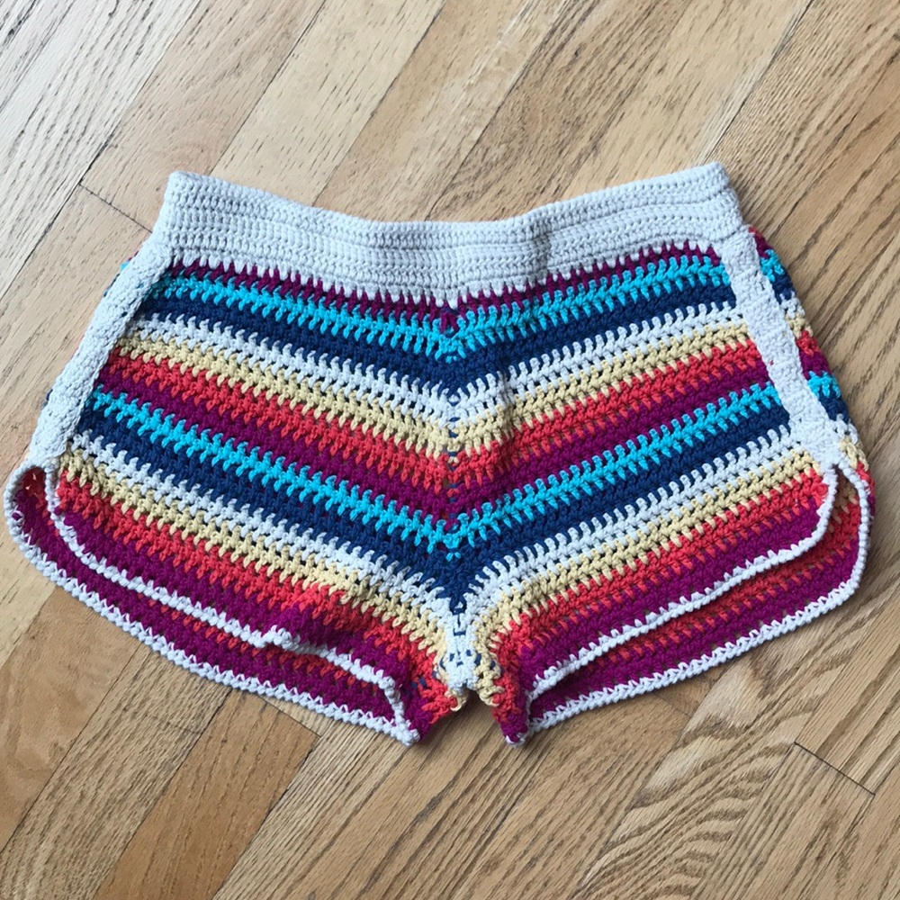 Crochet shorts